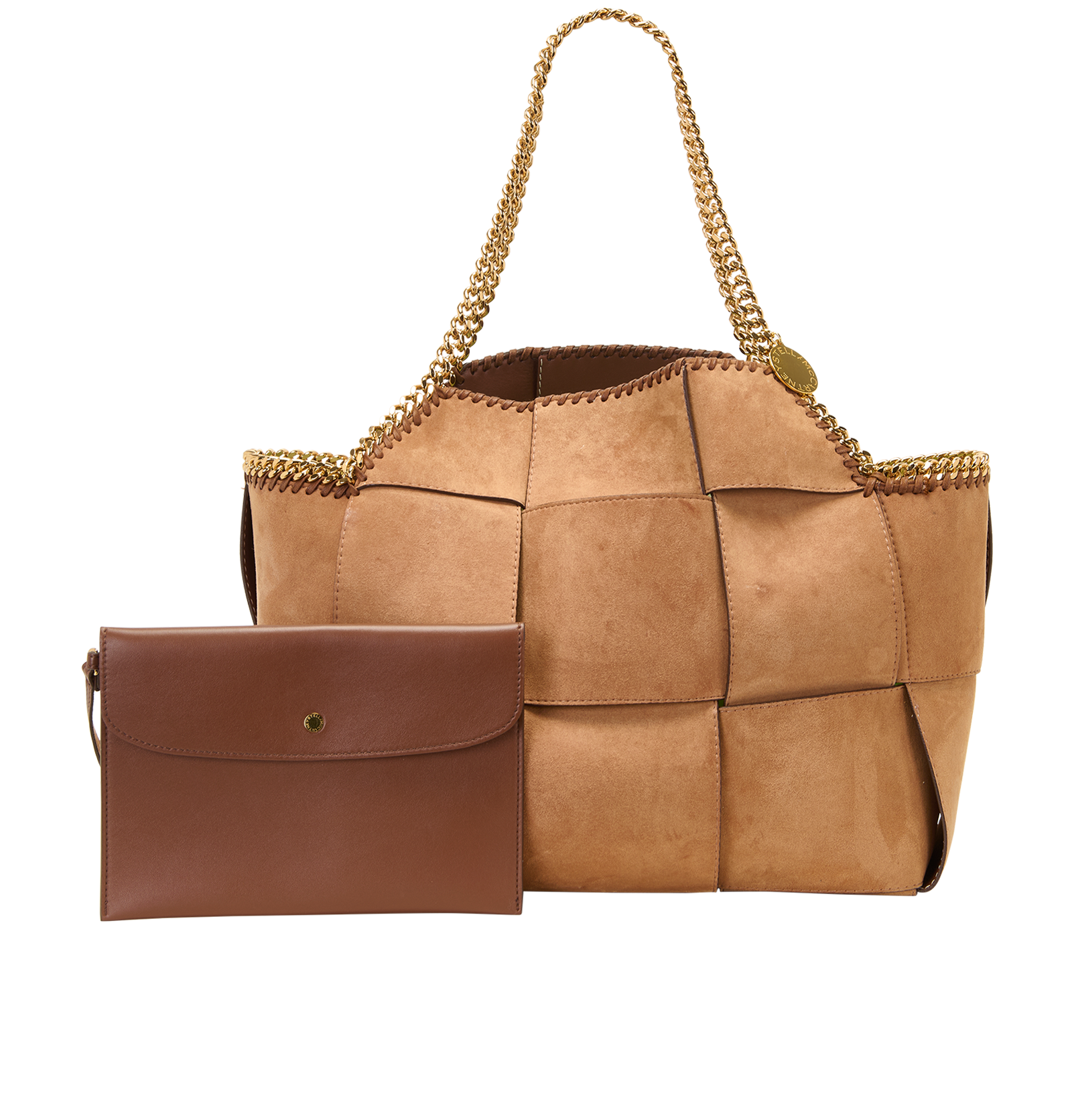 Reversible Woven Falabella, &pound;450, Handbags, Brown/Tan, Faux Leather, Other view